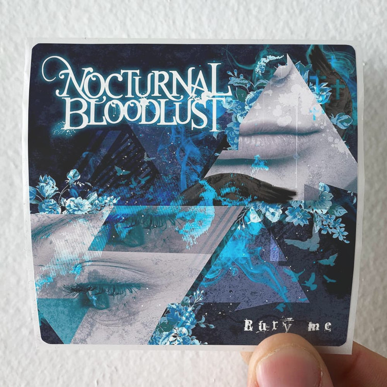 NOCTURNAL BLOODLUST Bury Me Album Cover Sticker