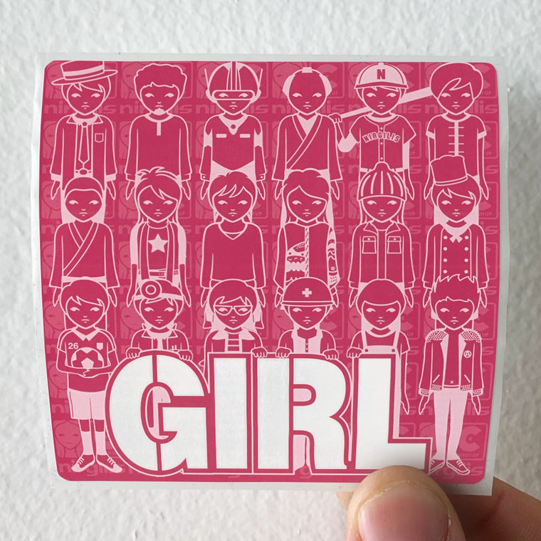 NIRGILIS Girl 1 Album Cover Sticker