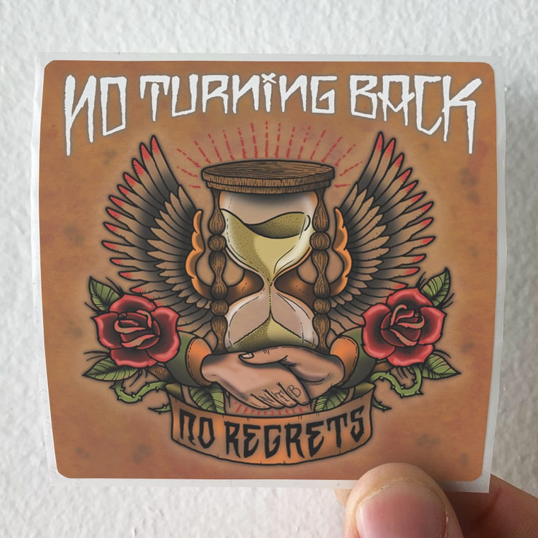 No Turning Back No Regrets 2 Album Cover Sticker