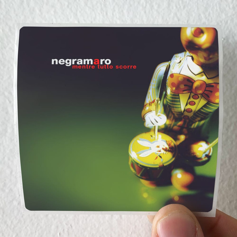 Negramaro Mentre Tutto Scorre Album Cover Sticker