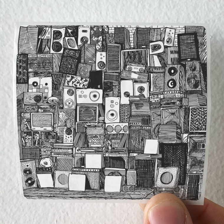 Nada Surf If I Had A Hi Fi Album Cover Sticker Nada Surf If I Had A Hi Fi Album Cover Sticker