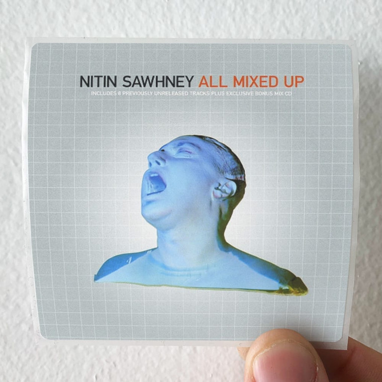 Nitin Sawhney All Mixed Up Album Cover Sticker
