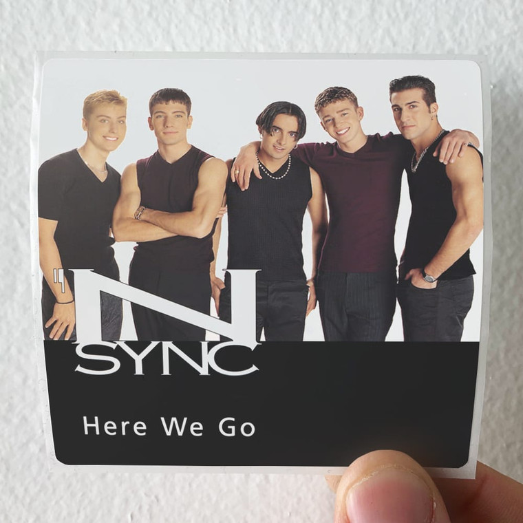 NSYNC Here We Go Album Cover Sticker