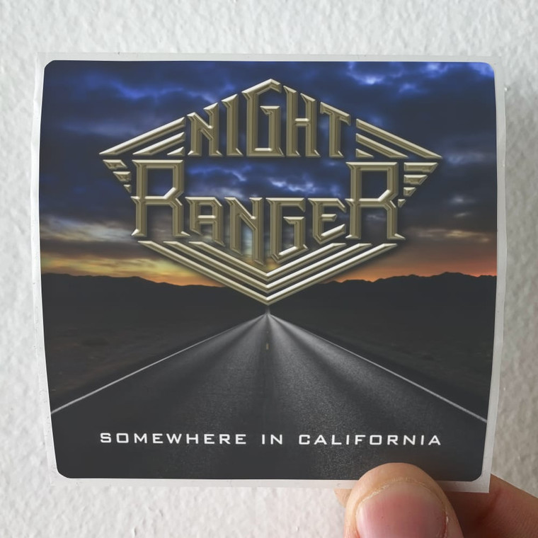 Night Ranger Somewhere In California Album Cover Sticker