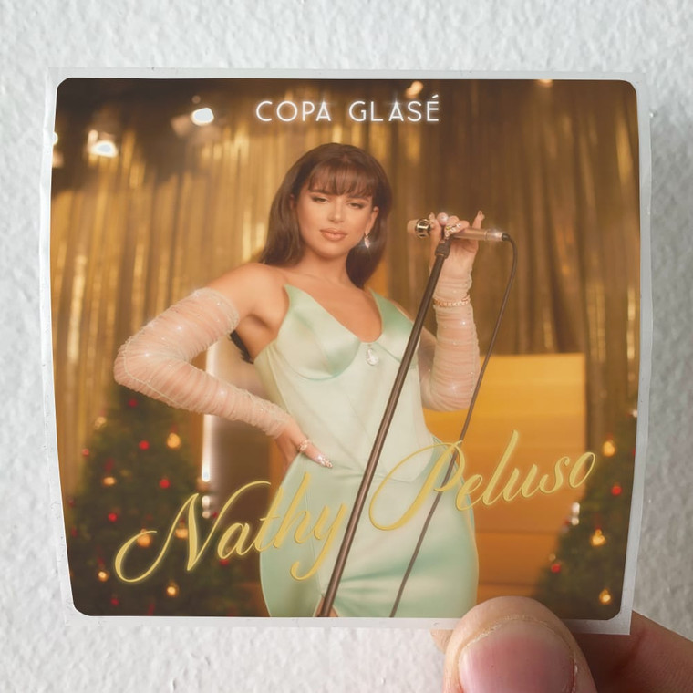 Nathy Peluso Copa Glas Album Cover Sticker