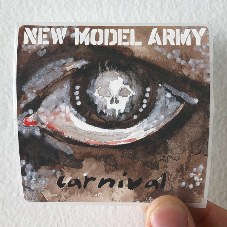New Model Army Carnival Album Cover Sticker