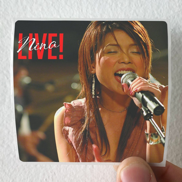NINA Nina Live Album Cover Sticker