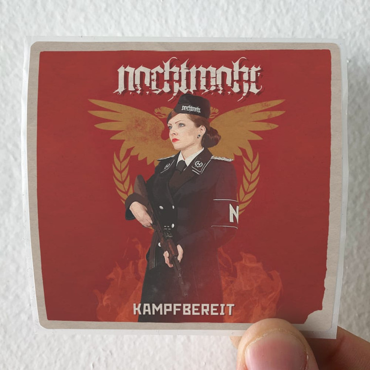 Nachtmahr Kampfbereit Album Cover Sticker