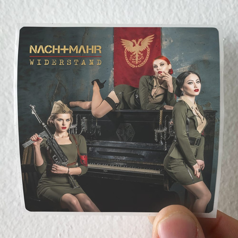 Nachtmahr Widerstand Album Cover Sticker