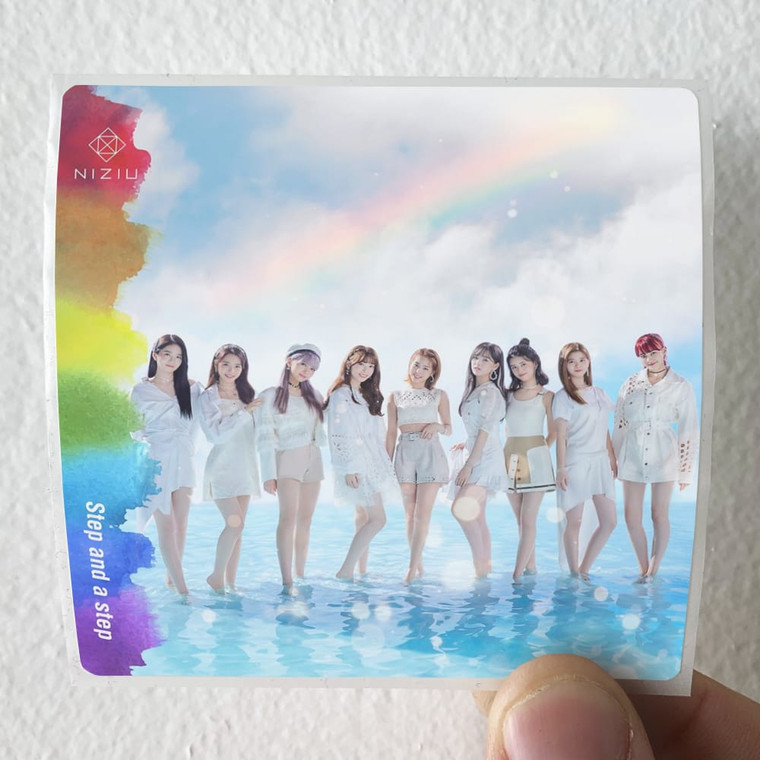 NiziU Step And A Step Album Cover Sticker