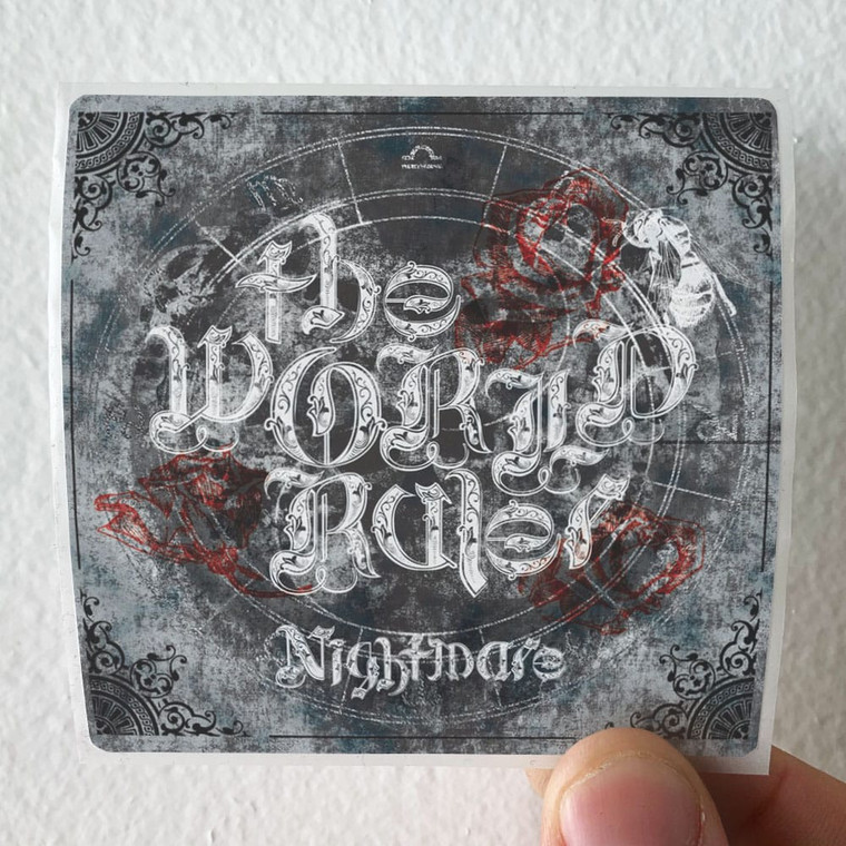 Nightmare The World Ruler Album Cover Sticker