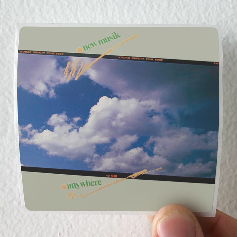New Musik Anywhere Album Cover Sticker