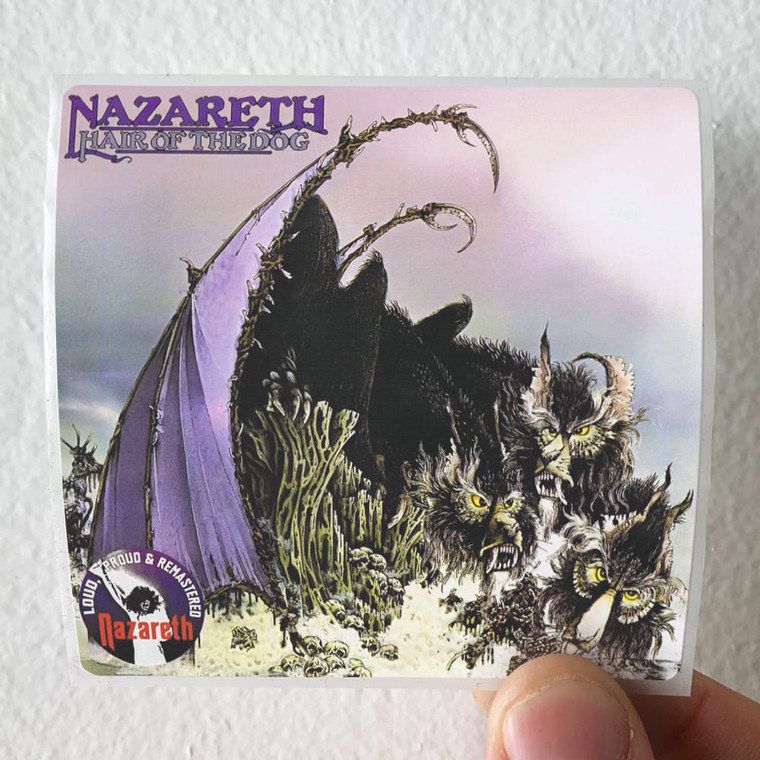Nazareth Hair Of The Dog 1 Album Cover Sticker