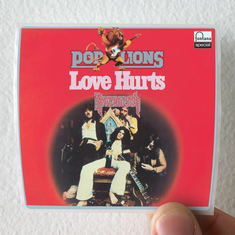 Nazareth Love Hurts 1 Album Cover Sticker
