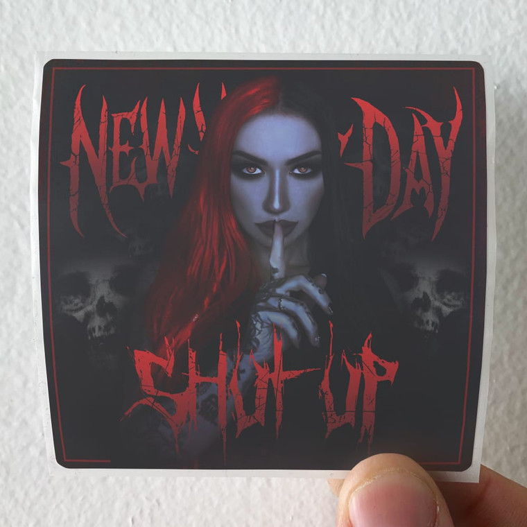 New Years Day Shut Up Album Cover Sticker