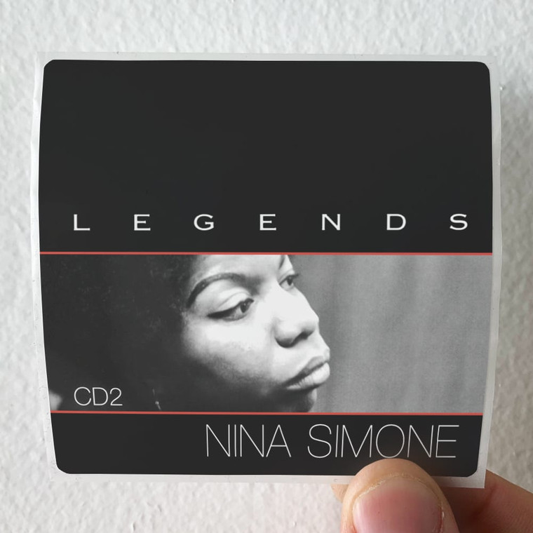 Nina Simone Legends Album Cover Sticker