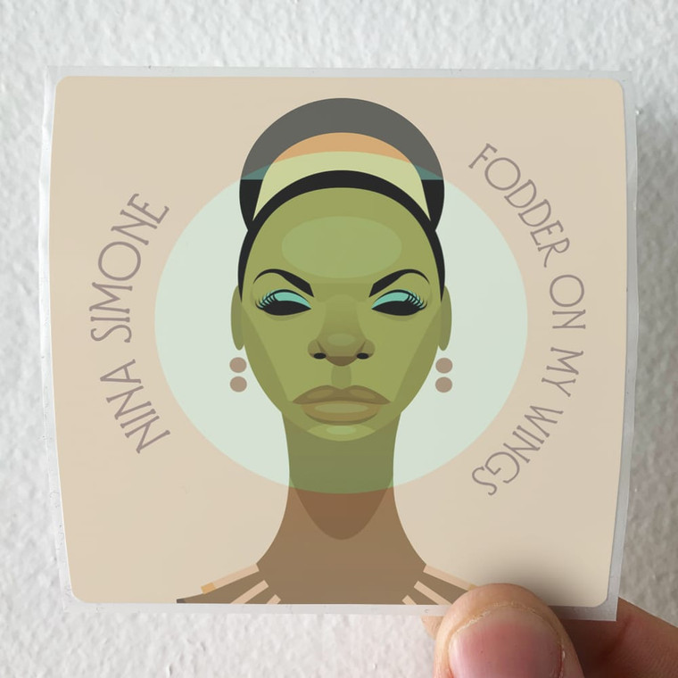 Nina Simone Fodder On My Wings Album Cover Sticker