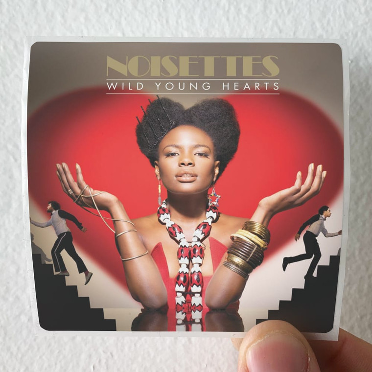 Noisettes Wild Young Hearts Album Cover Sticker