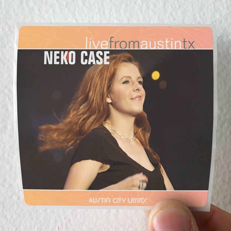 Neko Case Live From Austin Tx Album Cover Sticker