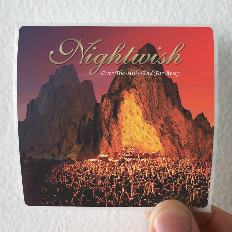 Nightwish Over The Hills And Far Away 1 Album Cover Sticker