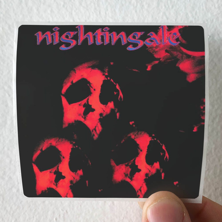 Nightingale The Breathing Shadow Album Cover Sticker