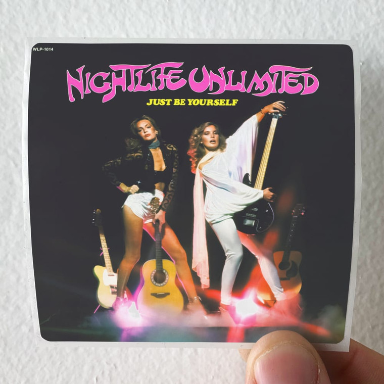 Nightlife Unlimited Just Be Yourself Album Cover Sticker