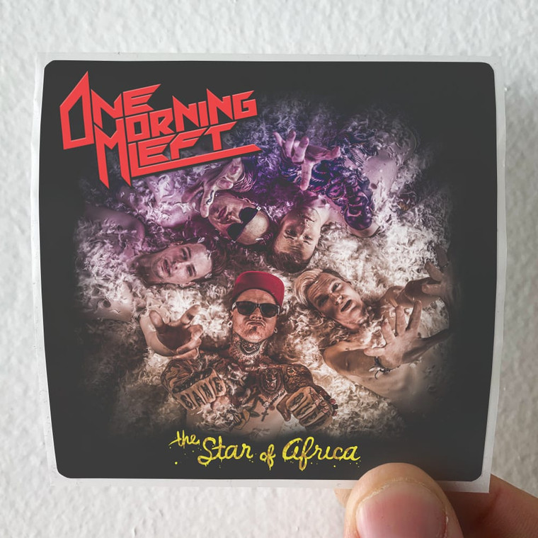 One Morning Left The Star Of Africa Album Cover Sticker