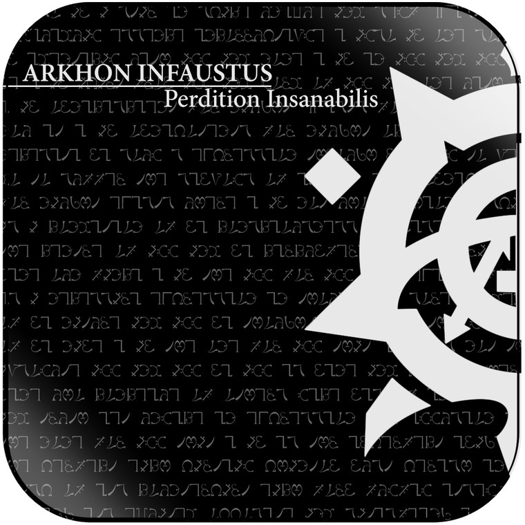 Arkhon Infaustus Perdition Insanabilis Album Cover Sticker Album Cover Sticker