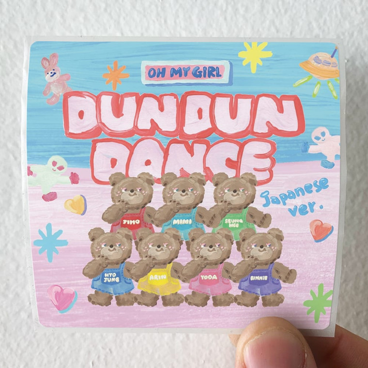 OH MY GIRL Dun Dun Dance Japanese Ver Album Cover Sticker OH MY GIRL Dun Dun Dance Japanese Ver Album Cover Sticker