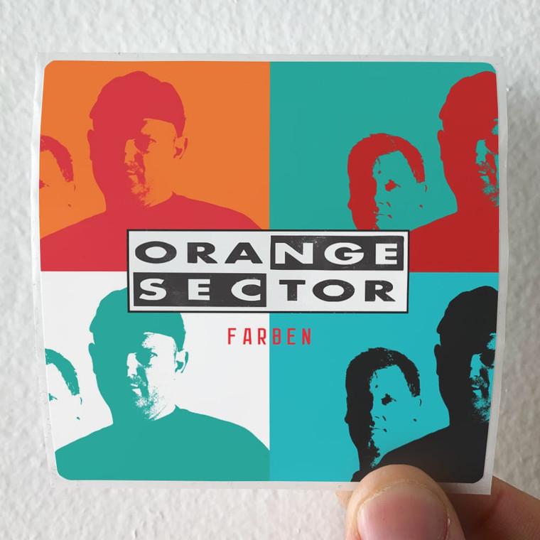 Orange Sector Farben Ep Album Cover Sticker