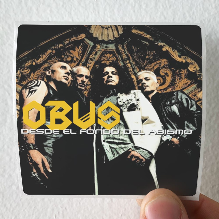 Obus Desde El Fondo Del Abismo Album Cover Sticker