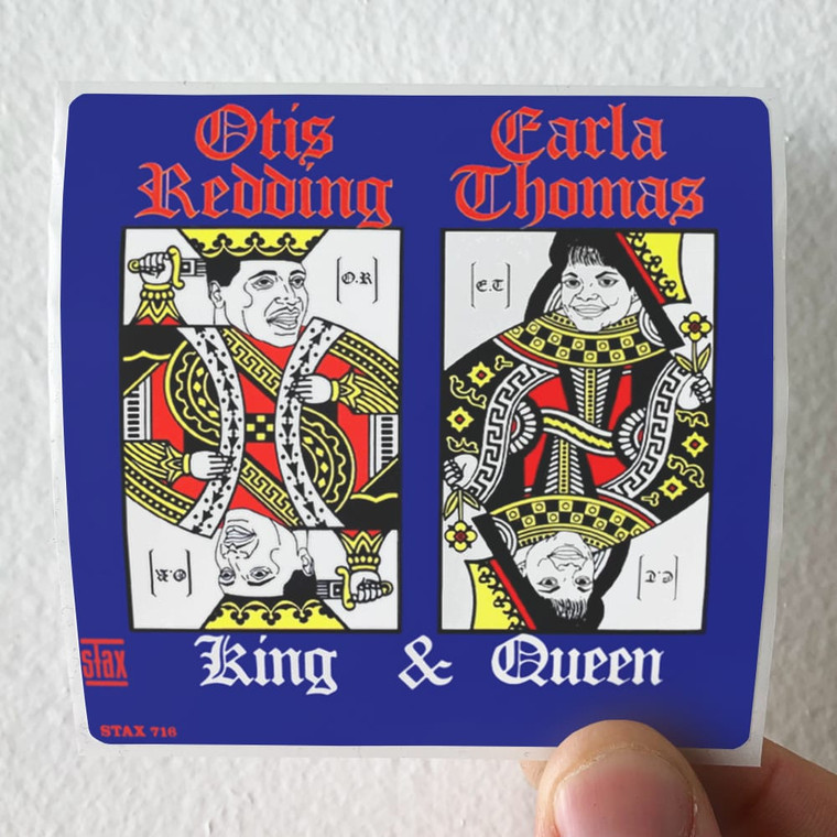 Otis Redding King Queen Album Cover Sticker