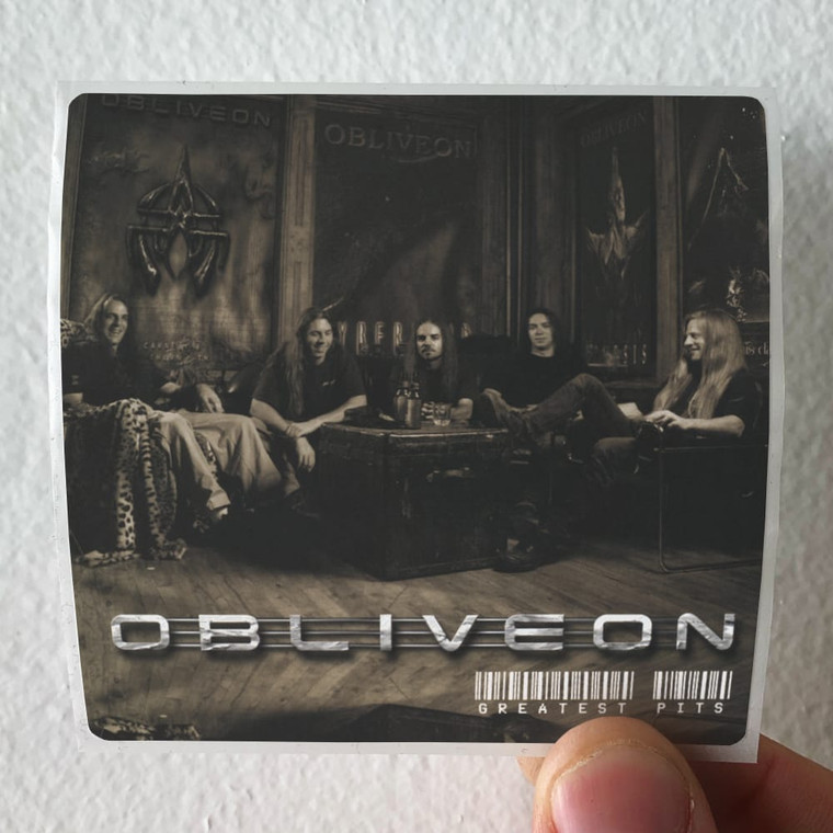 Obliveon Greatest Pits Album Cover Sticker