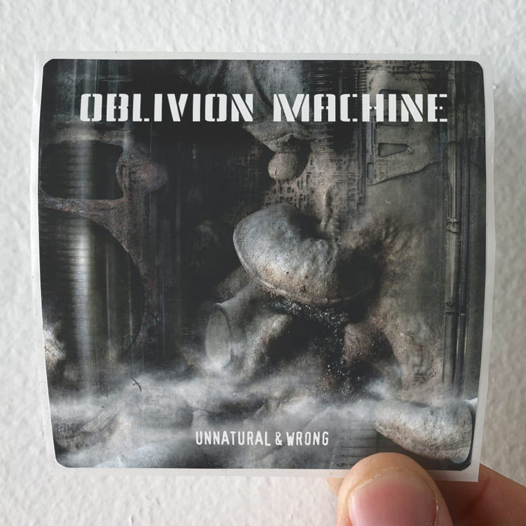Oblivion Machine Unnatural Wrong Album Cover Sticker