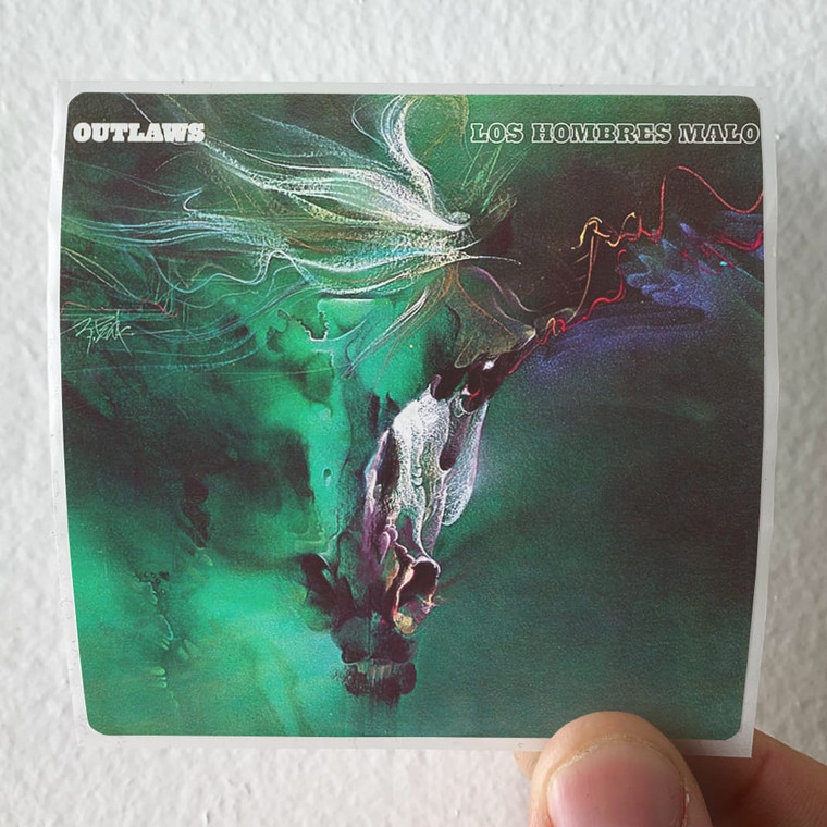 Outlaws Los Hombres Malo Album Cover Sticker