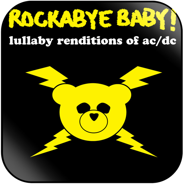 Michael Armstrong Rockabye Baby Lullaby Renditions Of Acdc Album Cover Sticker Album Cover Sticker