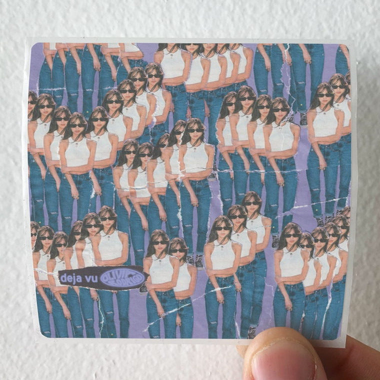 Olivia Rodrigo Deja Vu Album Cover Sticker