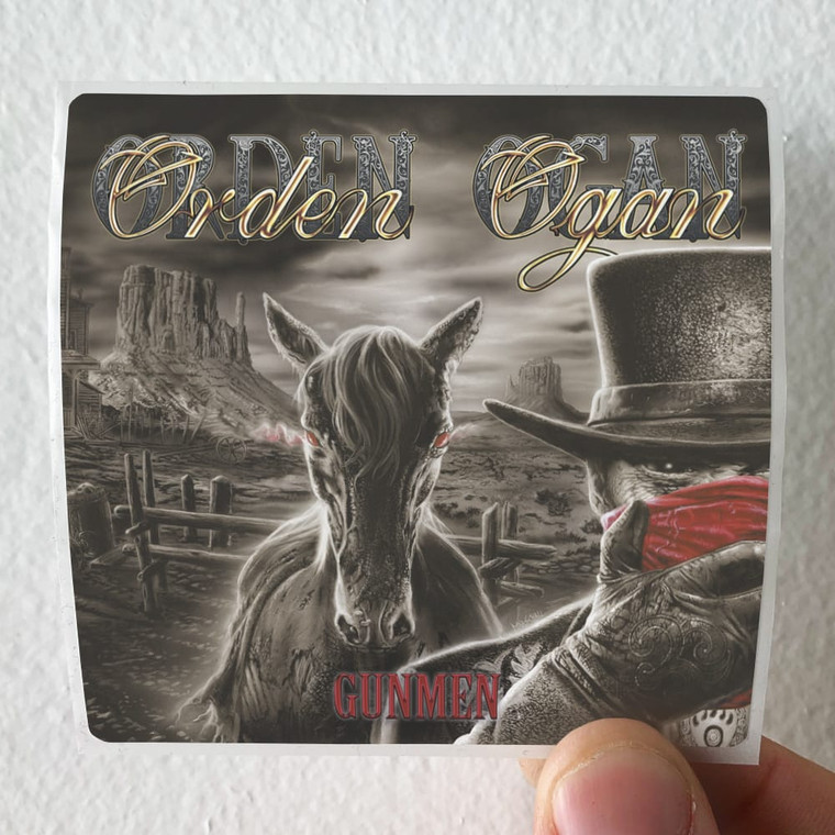 Orden Ogan Gunmen 1 Album Cover Sticker