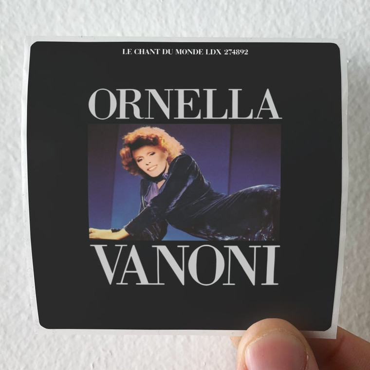 Ornella Vanoni Ornella Vanoni Album Cover Sticker