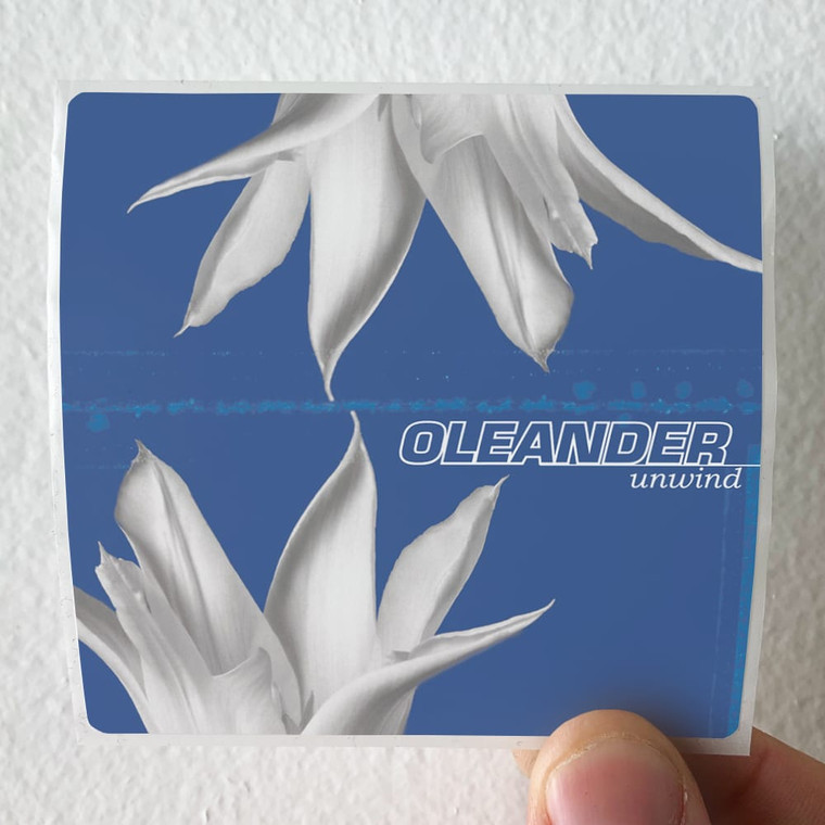 Oleander Unwind Album Cover Sticker
