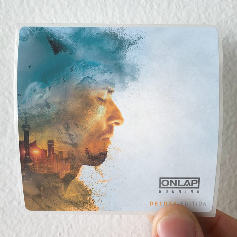 Onlap Running Album Cover Sticker