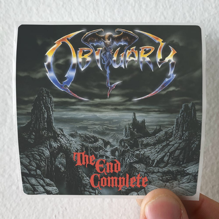 Obituary The End Complete 3 Album Cover Sticker