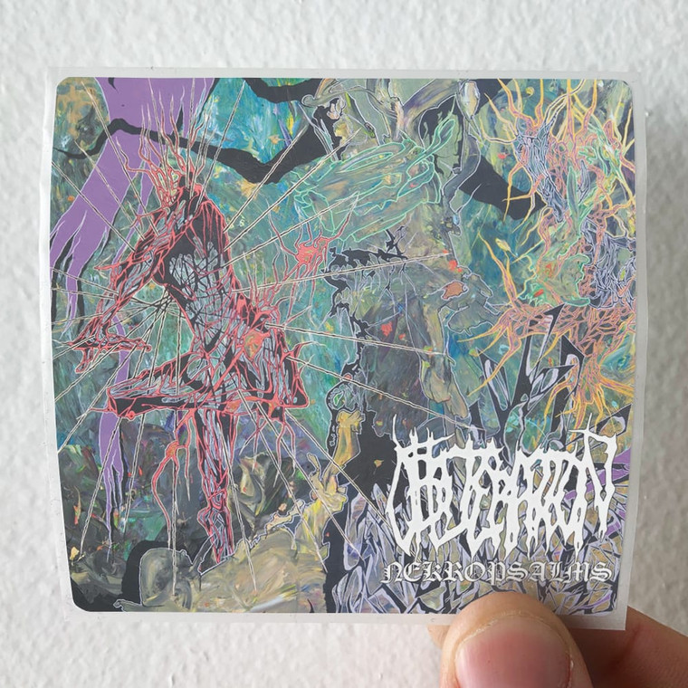 Obliteration Nekropsalms Album Cover Sticker
