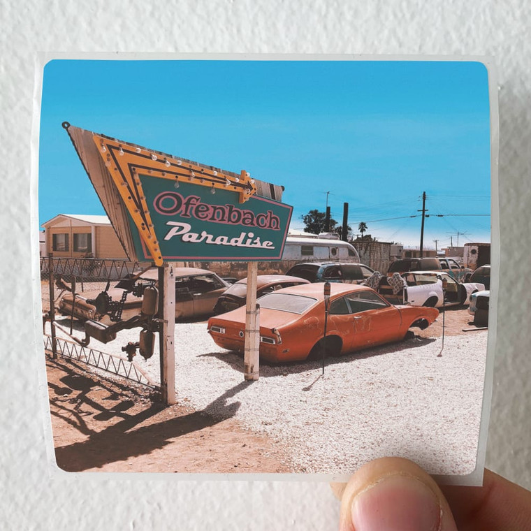 Ofenbach Paradise Album Cover Sticker