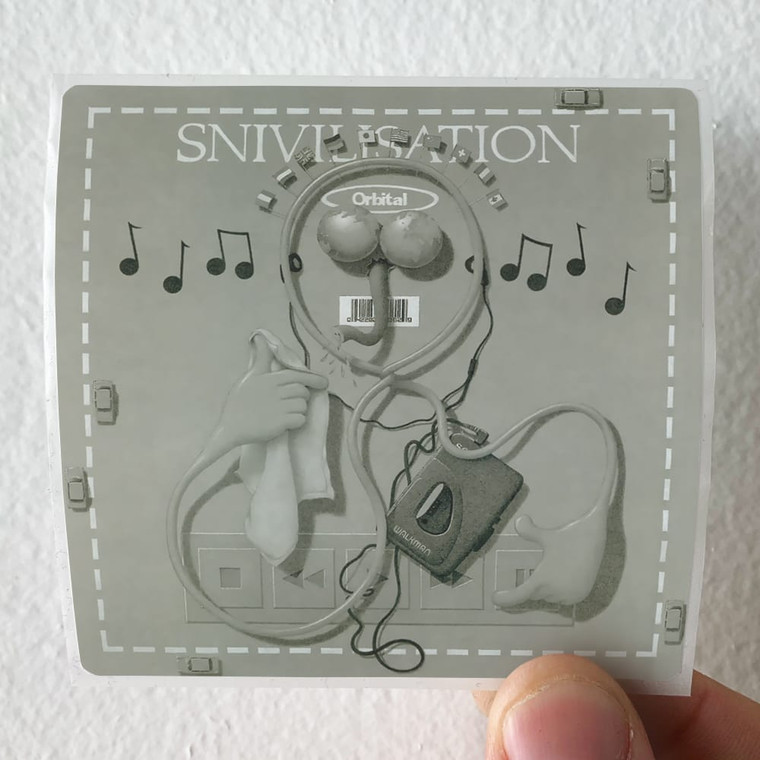 Orbital Snivilisation Album Cover Sticker