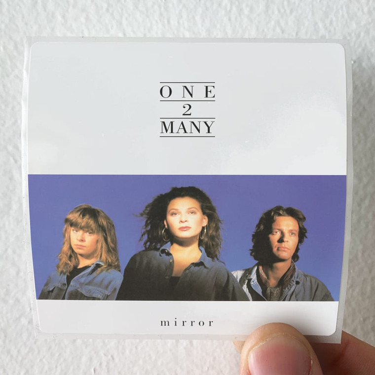 One 2 Many Mirror Album Cover Sticker