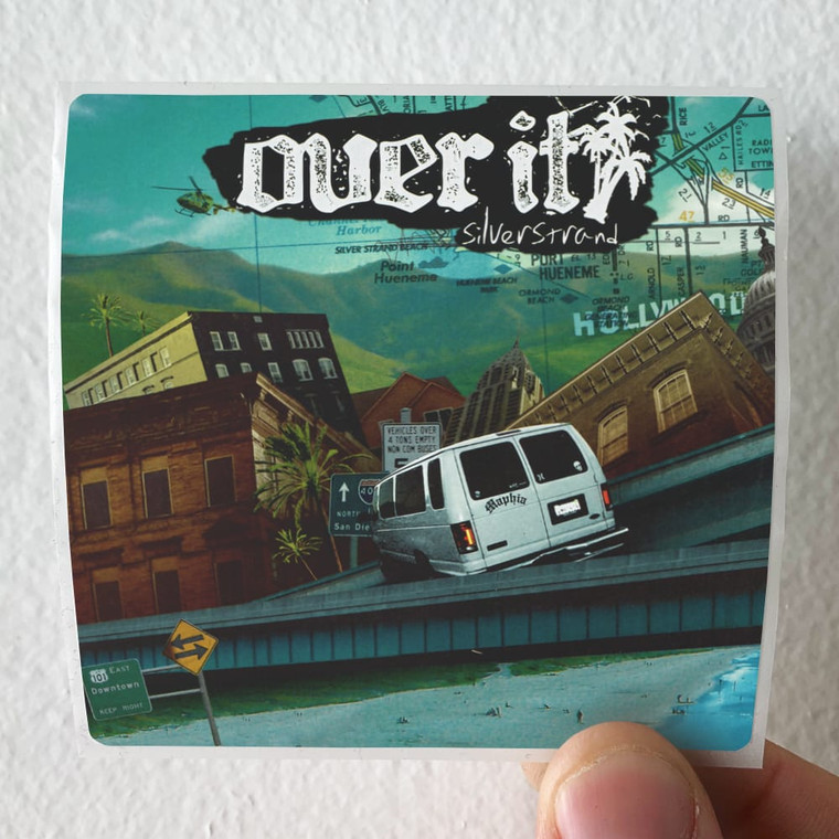 Over It Silverstrand Album Cover Sticker