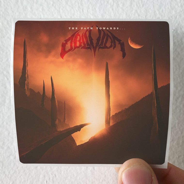 Oblivion The Path Towards Album Cover Sticker