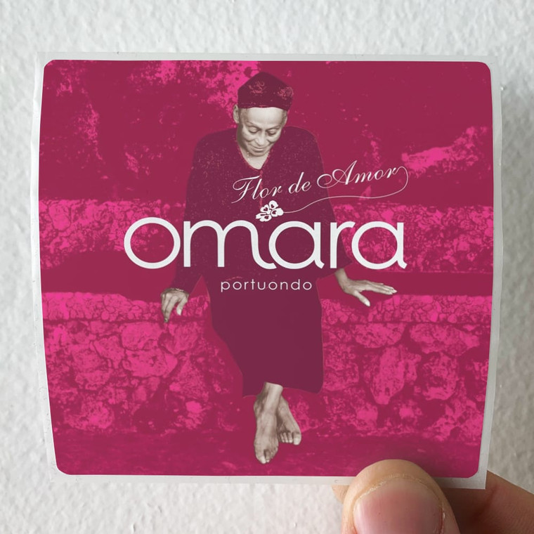 Omara Portuondo Flor De Amor Album Cover Sticker