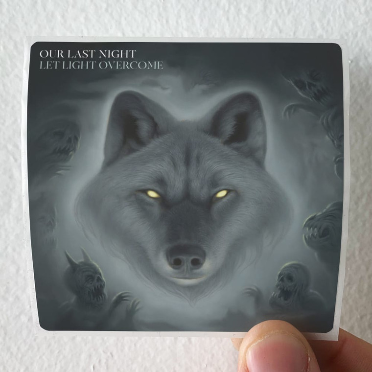 Our Last Night Let Light Overcome Album Cover Sticker Our Last Night Let Light Overcome Album Cover Sticker